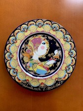 Rosenthal Weihnachtsteller »Engel mit Glockenspiel« Bjorn Wiinblad handdekoriert