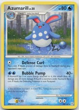 Azumarill 18/130 Rare Diamond & Pearl Pokemon MP on eBay