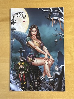 Zenescope Comic 2022 Trick-or-Treat Wraparound Mike Krome LE200 Cover GFTV265J