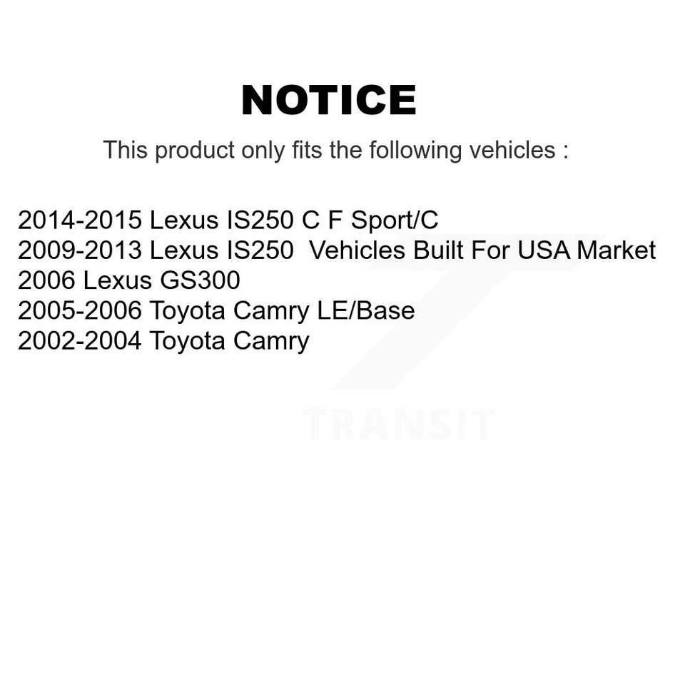Pastillas de freno delanteras silenciosas de larga duración para Lexus IS250 GS300 2006-2015 oeH6 Foto 2 de 2