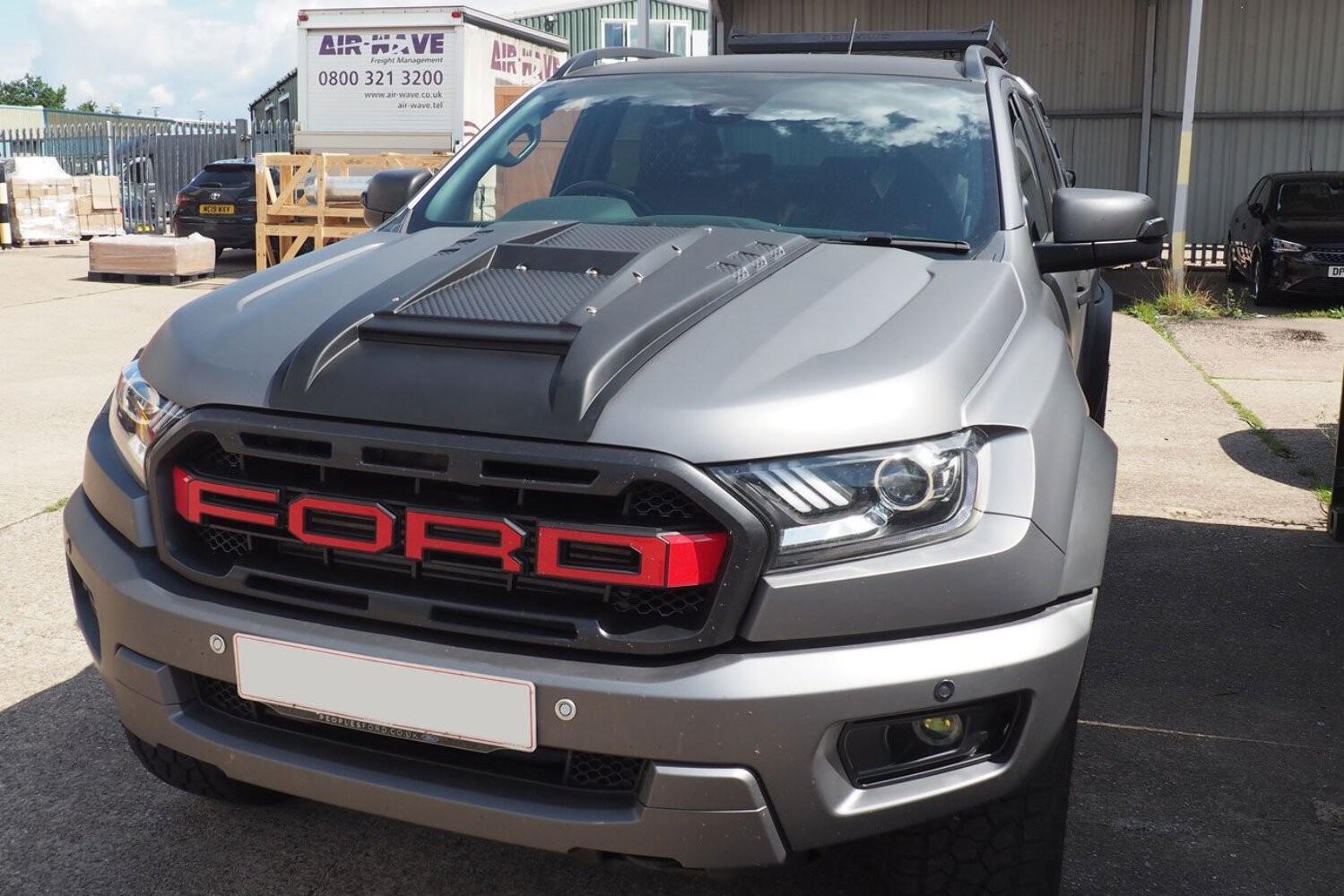 Ford Ranger T7 T8 Bonnet Scoop with Bolts