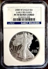 2008-W American Silver Eagle - NGC PF70 Ultra Cameo Early Releases