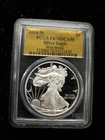 2014 W $1 PROOF American Silver Eagle PCGS PR70DCAM Spots  ~ L👀K SHIPS FREE