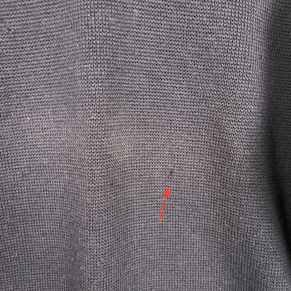 Suéter de esquí DEMETRE para hombre pura lana virgen Fair Isle talla mediana verde marino Foto 4 de 4