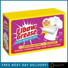 ELBOW GREASE STAIN REMOVER BAR 100G FOR LAUNDRY CLOTHES FABRIC SOAP BARS NEW