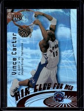 2000-01 Fleer Ultra Vince Carter Air Club for Men Platinum #/100 Raptors