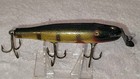 Vintage CCB Co Pikie Fishing Lure. Stamped 9-7-20. Wooden W/ Glass Eyes.  — photo 8