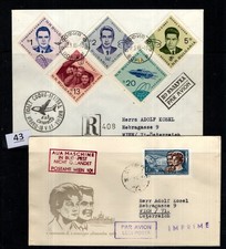 / BULGARIA, HUNGARY 1965 - 2 COVER - PLANES, AVIO, SPACE