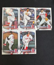 2025 Bowman Draft Baseball Boston Red Sox Team Lot Full Team Paper Base