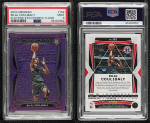2023-24 Obsidian Electric Etch Purple Flood /49 Bilal Coulibaly PSA 9 Rookie RC