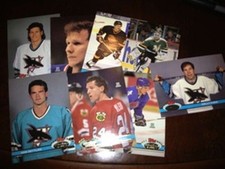 1991-92 Topps Stadium Club San Jose Sharks Team Set 8 Cards Brian Mullen MINT