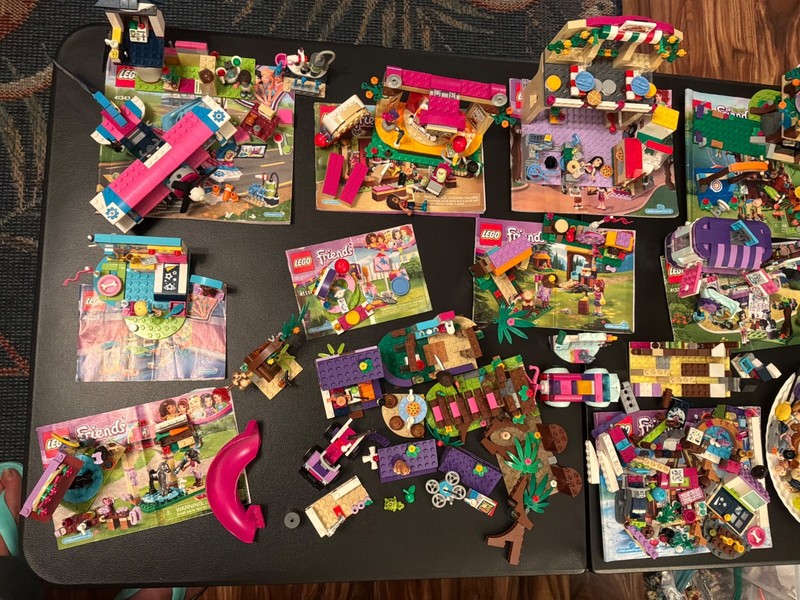 Lot 13 LEGO FRIENDS Sets INCOMPLETE Some Figures Some Extras GOOD USED