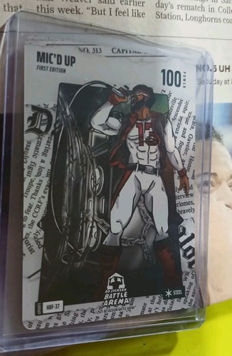 2025 Bo Jackson Battle Arena Alpha Update Headliner Foil Steel #HBF-37 Mic'D Up
