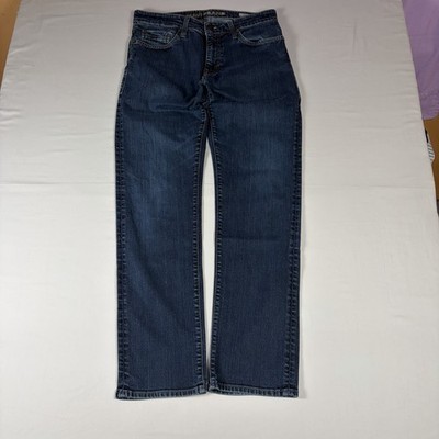 Mavi Zach Straight Leg Dark Wash Blue Denim Jeans Stretch Casual Mens 34x32