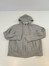 Figs Womens Essential Zip Hoodie S Heather Gray Jacket Pockets Nurse Uniform