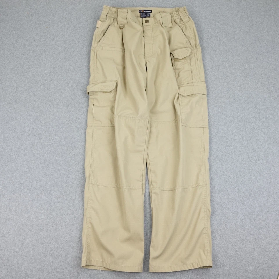 5.11 Tactical Mens 32x30 Cargo Pants Beige Outdoor Workwear Ripstop Hiking - Image 2 of 4