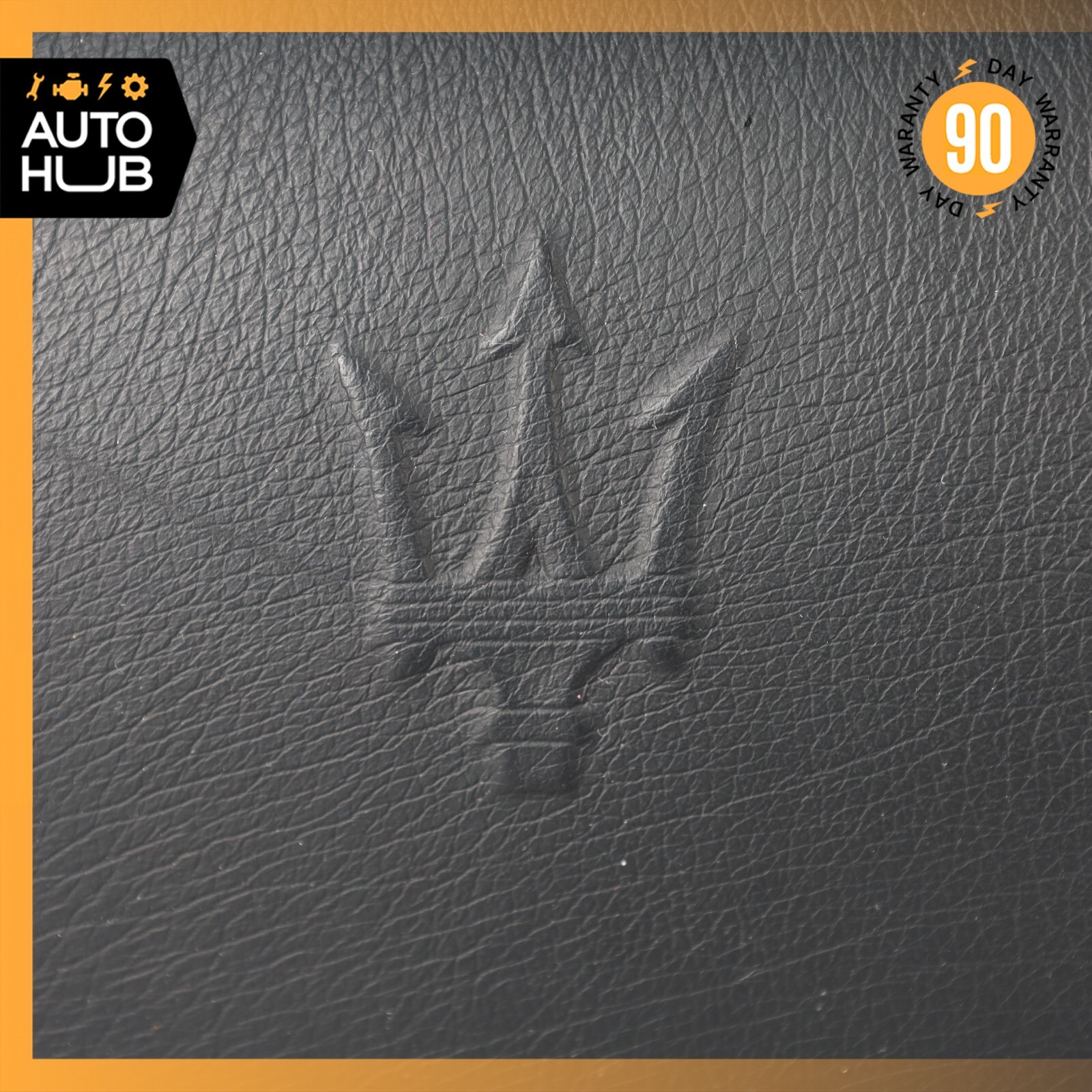 03-13 Maserati Quattroporte M139 Rear Right or Left Seat Headrest Black OEM
