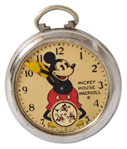 Ingersoll Mickey Mouse Pocket Watch in the Original Box - Bild 3 von 9