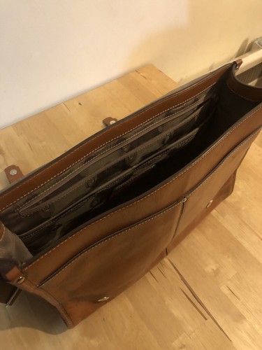 Brics Umhängetasche Leder Größe 38x30x10 - Bild 12 von 19