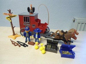 PLAYMOBIL 3037 TOIT Fourgon National Bank Western Nordiste EUR 10,95 - FR