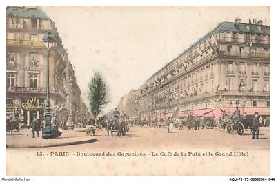 AQUP1-0023-75 - PARIS - Boulevard Des Capucines - Das Café De La Paix Und Der Gr