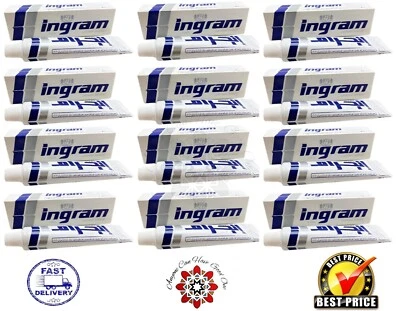12 PCS Ingram Cool Lather Shave Cream Tube Men Smoothing Shaving - Best Price