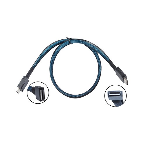 PCIE Oculink SFF 8611 4I To MINI SAS SFF-8611 4I Server Cable Data Transfer Line - Picture 37 of 38