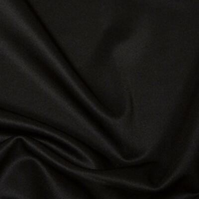 Scuba Jersey Strick Stretch Spandex Stoff - BLACK