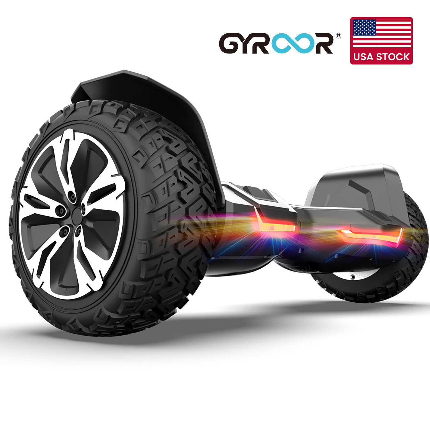 Gyroor Warrior 8.5 inch All Terrain Off Road with Bluetooth Speakers
