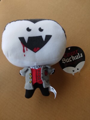 Think Geek Vampire Monster COUNT SUCKULA w Sound Plush Stuffed Toy Doll NEW RARE