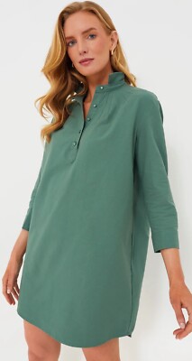 tuckernuck green polly dress Green Pique May Polo Dress Tuckernuck Green / XXS main image 1