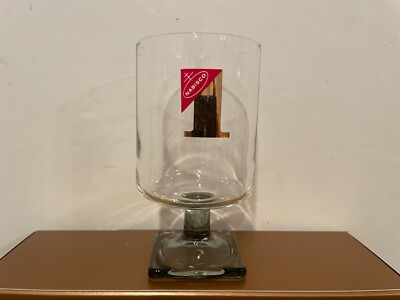 Vintage Nabisco Gold and Red #1 Pedestal Glass