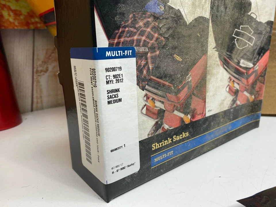 OEM New Genuine Harley Medium Shrink Sacks For Tour Pack Luggage Bag - Image 3 of 4