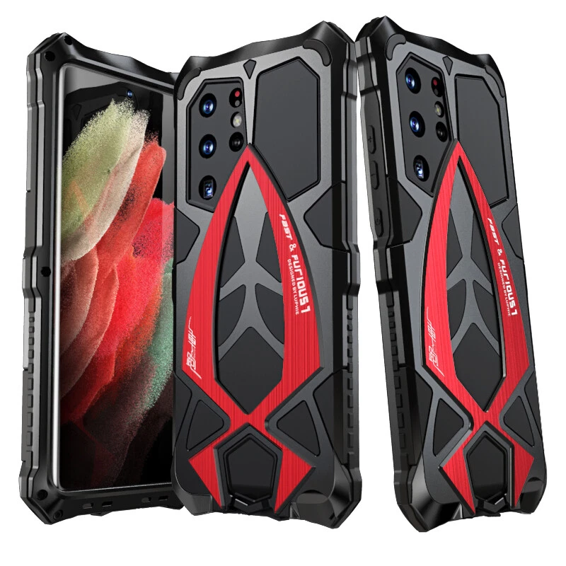 Funda protectora blindada de metal de aluminio de alta resistencia para Samsung S24 Ultra S21 FE S23 S22 Foto 4 de 4