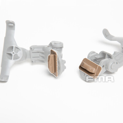 FMA 2 Stück taktischer Wendy Helm EXFIL Adapter Kit 2.0/3.0 Rail AMP Headset BK