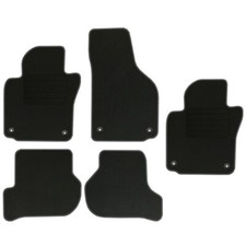 Velours Fußmatten für VW Golf VI Bj. 2008 - 2012 Automatten NEU SCHWARZ STD 4+1