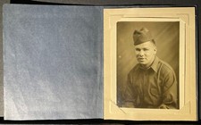 WWII Sepia Soldier Photo