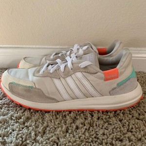 Adidas Women's Essentials Retrorun Chalk White/Cloud ART EH1858 SMA 23M001  Size9 | eBay