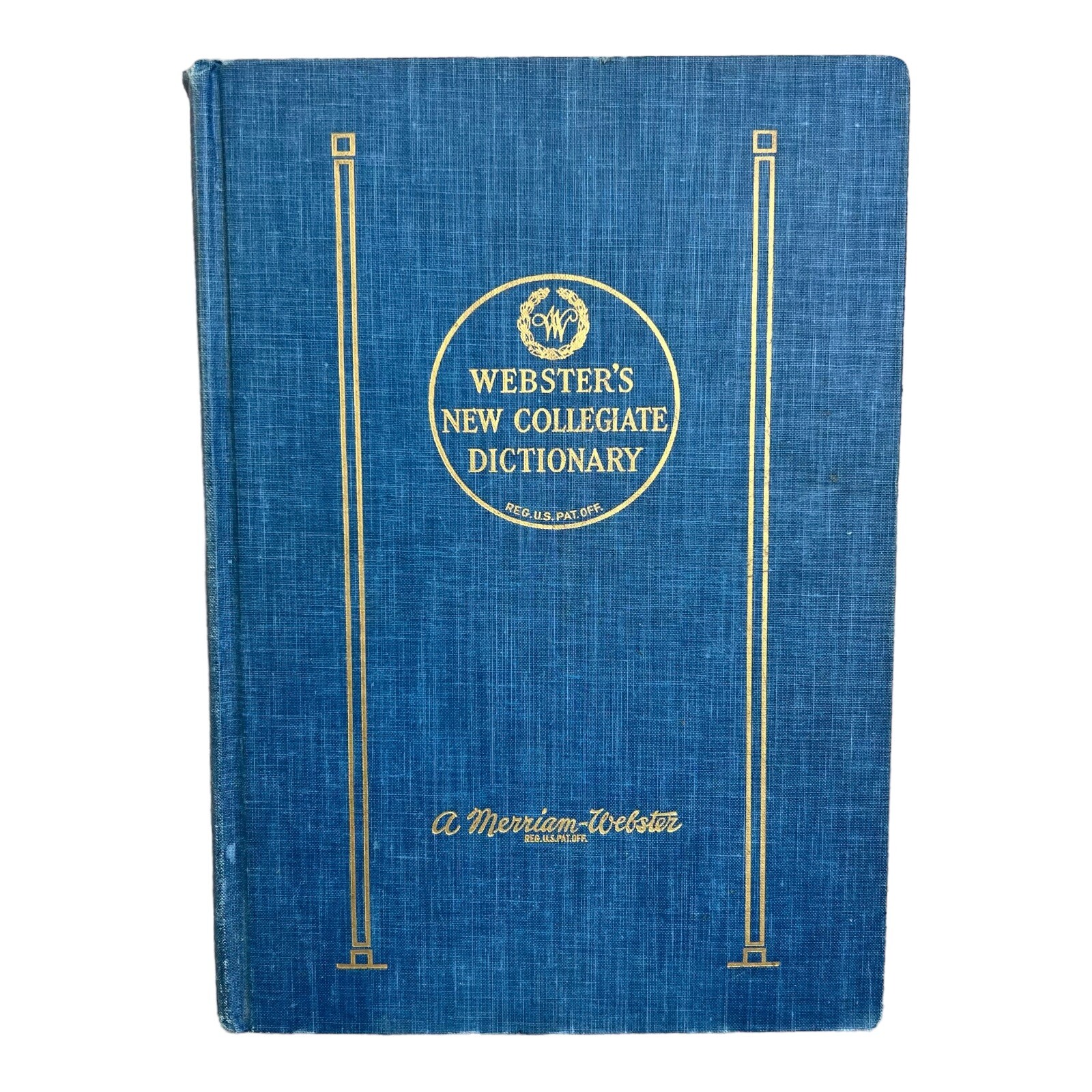 Vintage Merriam ster New Collegiate Dictionary 1958 Hardcover Book