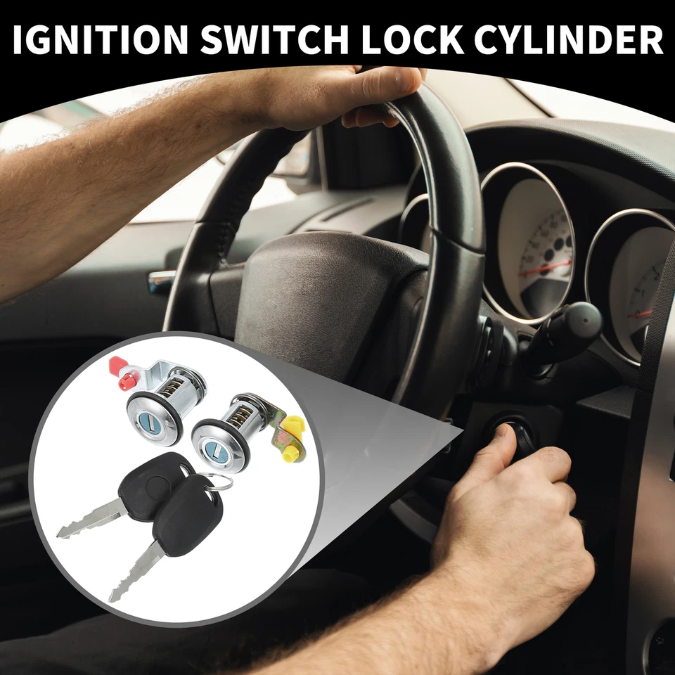 Ignition Switch Door Lock Cylinder For Nissan D21 M.T 1990-1994 Pickup M.T 95-96 Foto 3 de 4