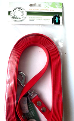 MYSTIQUE Schleppleine Biothane rot reißfest mit Handschlaufe 5m x 19mm MYS681