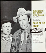 BEND OF THE RIVER Original Movie Trade Ad James Stewart Anthony Mann Western