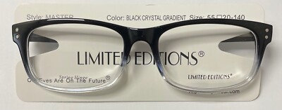 EYEGLASSES for MEN LIMITED EDITIONS EYEWEAR MASTER BLACK GRADIENT FREE SHIPPING
