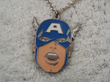 2010 MARVEL COMICS Captain America Pendant Necklace C39