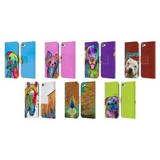 DUIRWAIGH ANIMALS LEATHER BOOK WALLET CASE COVER FOR APPLE iPOD TOUCH MP3