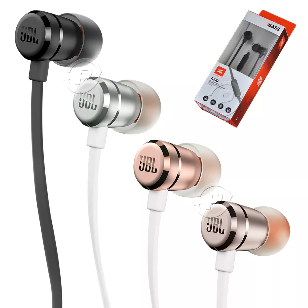 Civic rådgive mave JBL T290 High Performance Premium In-ear Headphones with MIC For iPhone  Android | eBay