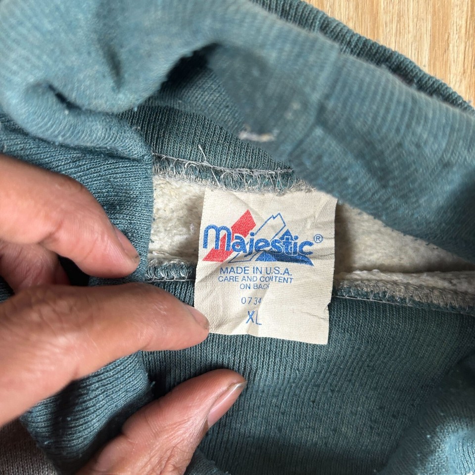 Vintage 90's Philadelphia Eagles Majestic Turtle Neck Sweatshirt NFL