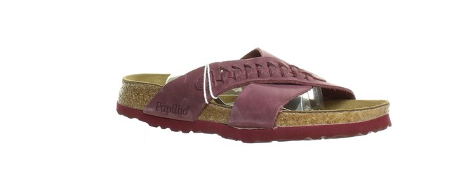 womens burgundy sandals