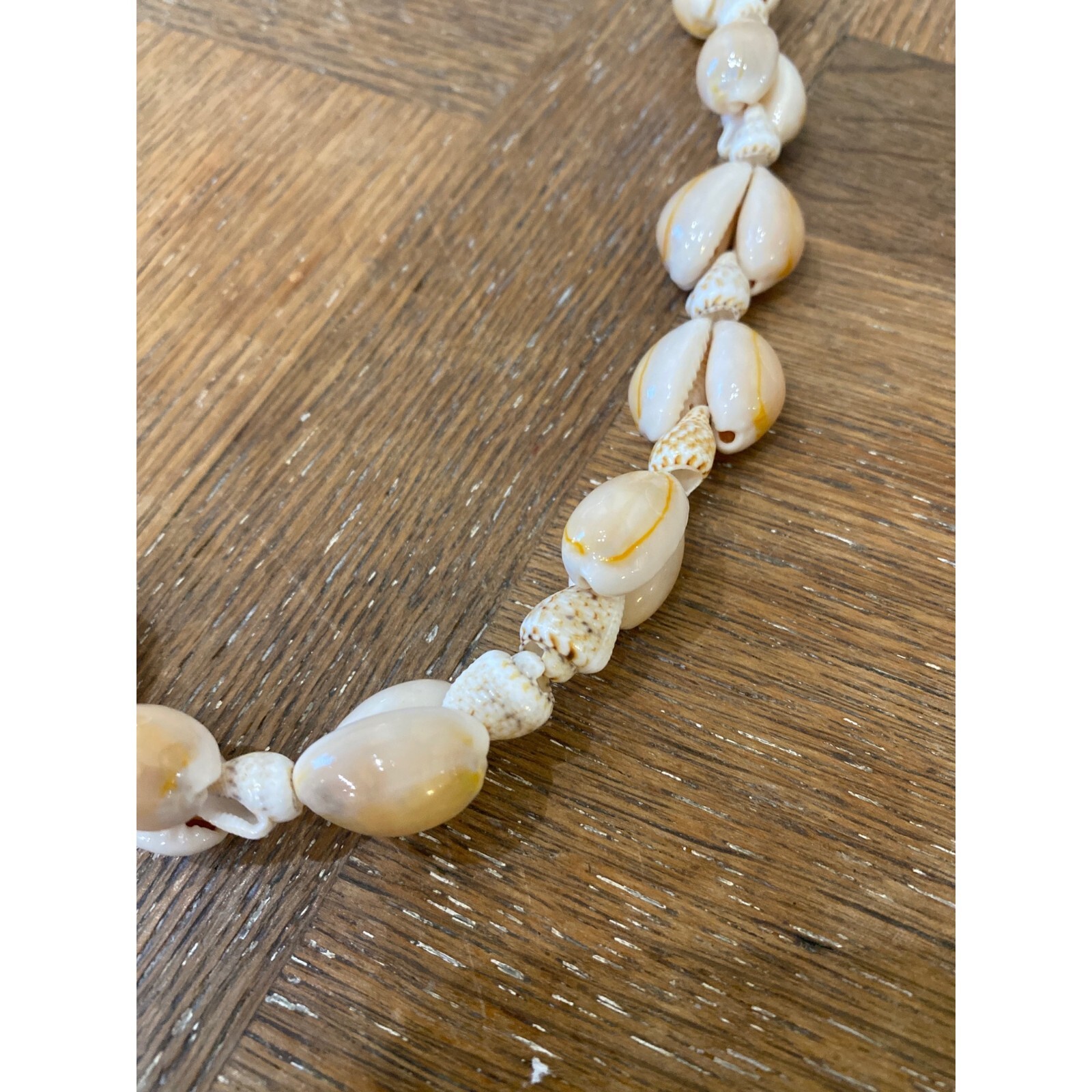 18” pukka shell large and tiny concha shell neckl… - image 2