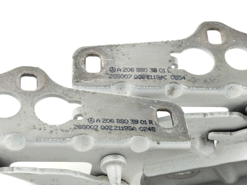 ✅ Capot Charnière à Gauche + Droite Mercedes Classe C W206 Clé C236 Originale - Photo 4 sur 4